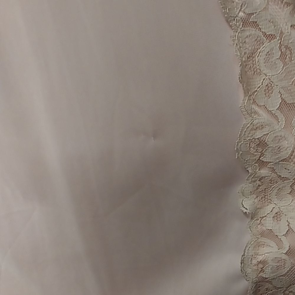 Vtg 60s Gilead Pink Nylon Nightie Robe Sleep Set - Picture 7 of 8